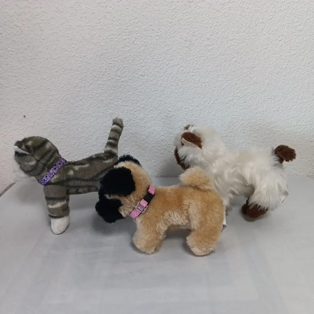 Battat Sofia's Pet Kitty Cat Dog Carrier Bed Bowl Blanket Bones Lot Pink For 18